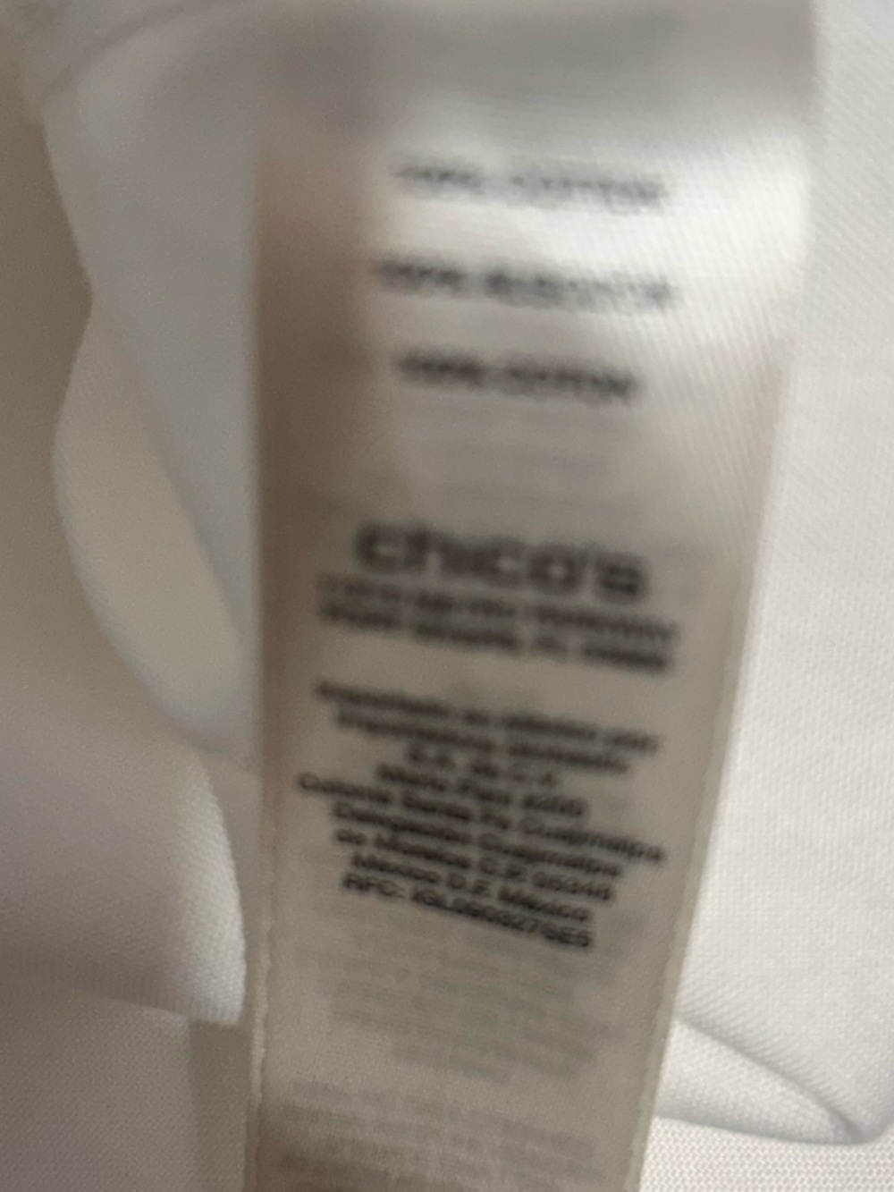 NWOT Chicos No Iron Stretch shirt size 2 or large - Picture 8 of 11